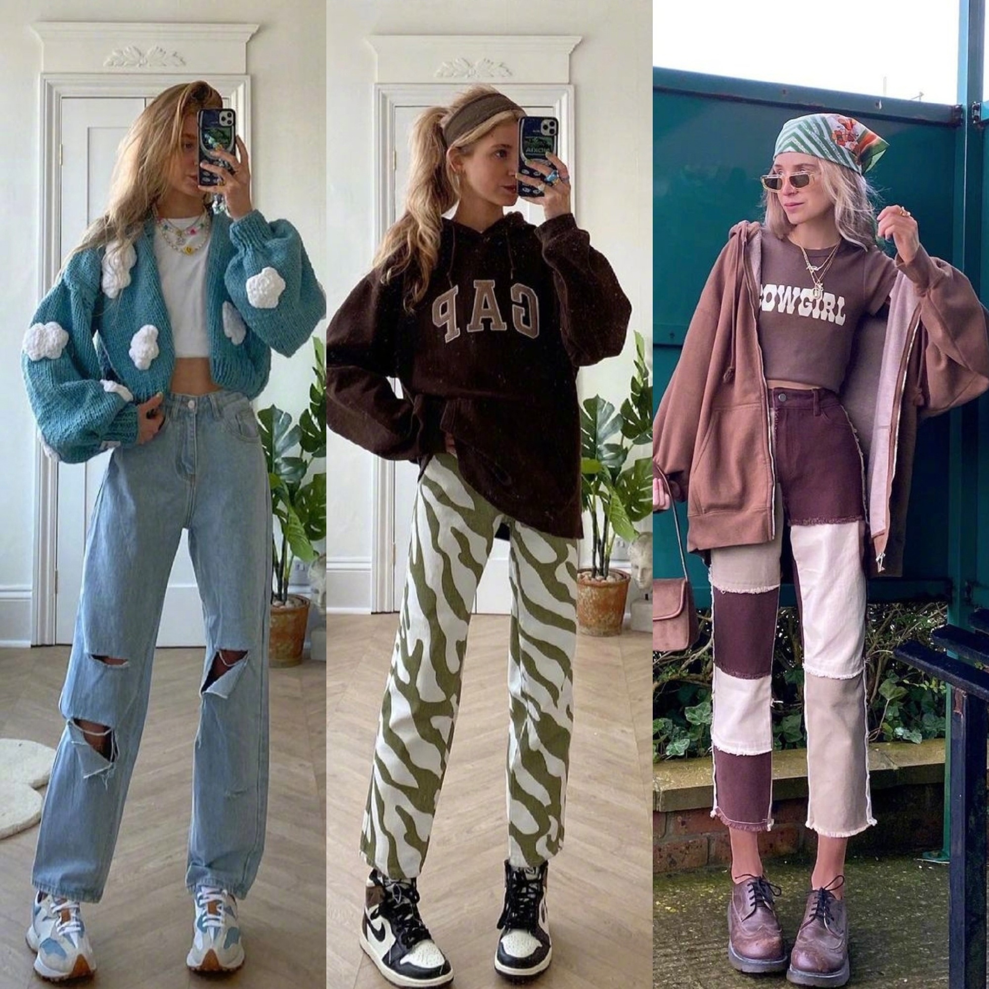 春日针织单品穿搭分享. 美式现代甜心小妞风格