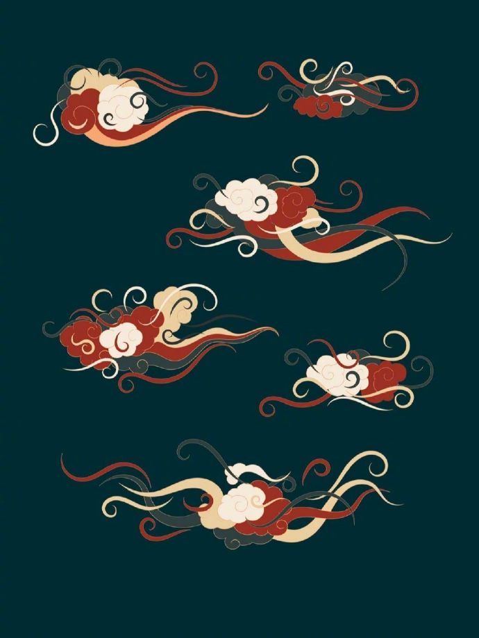 国潮敦煌系列素材参考