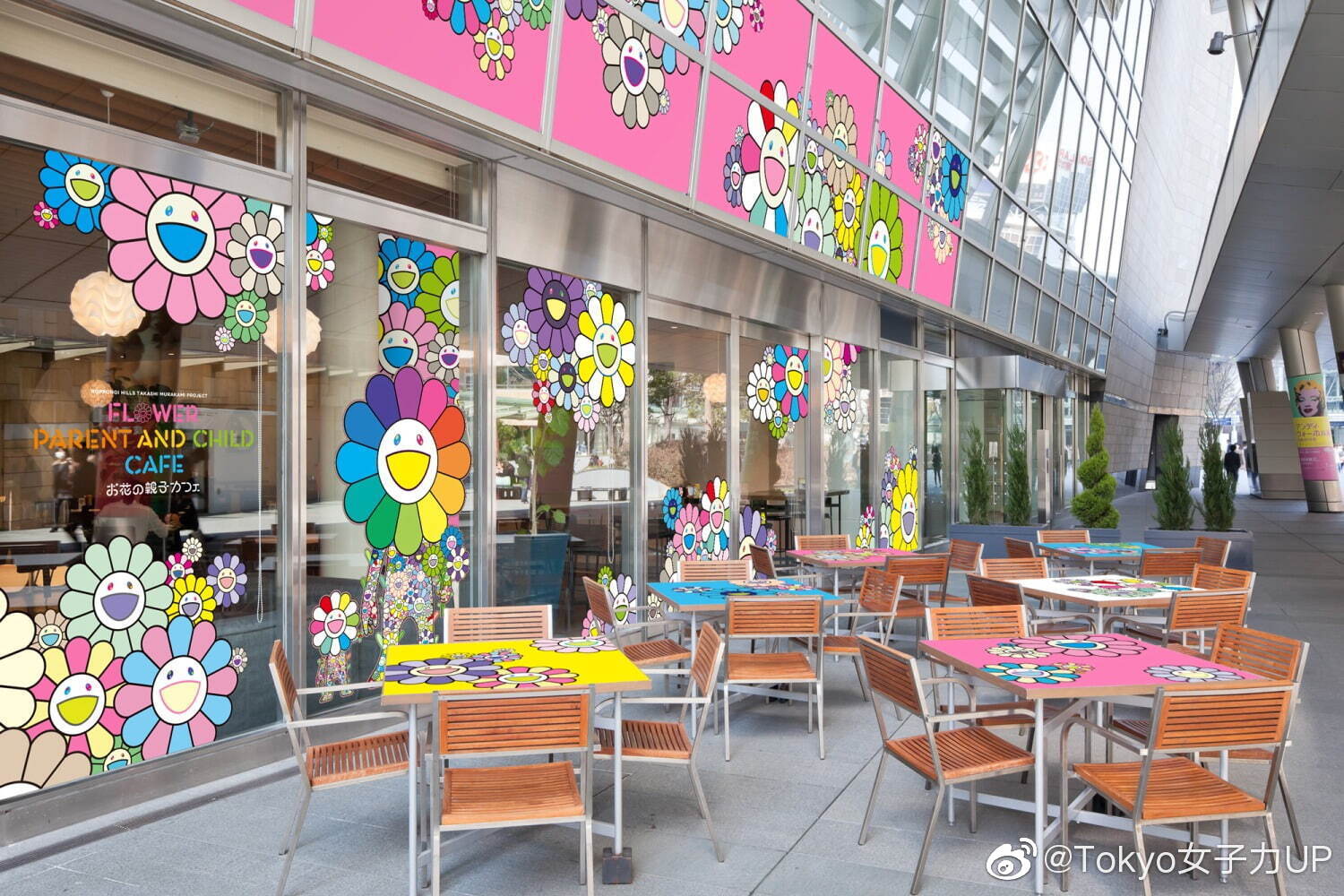 六本木的 花亲子咖啡