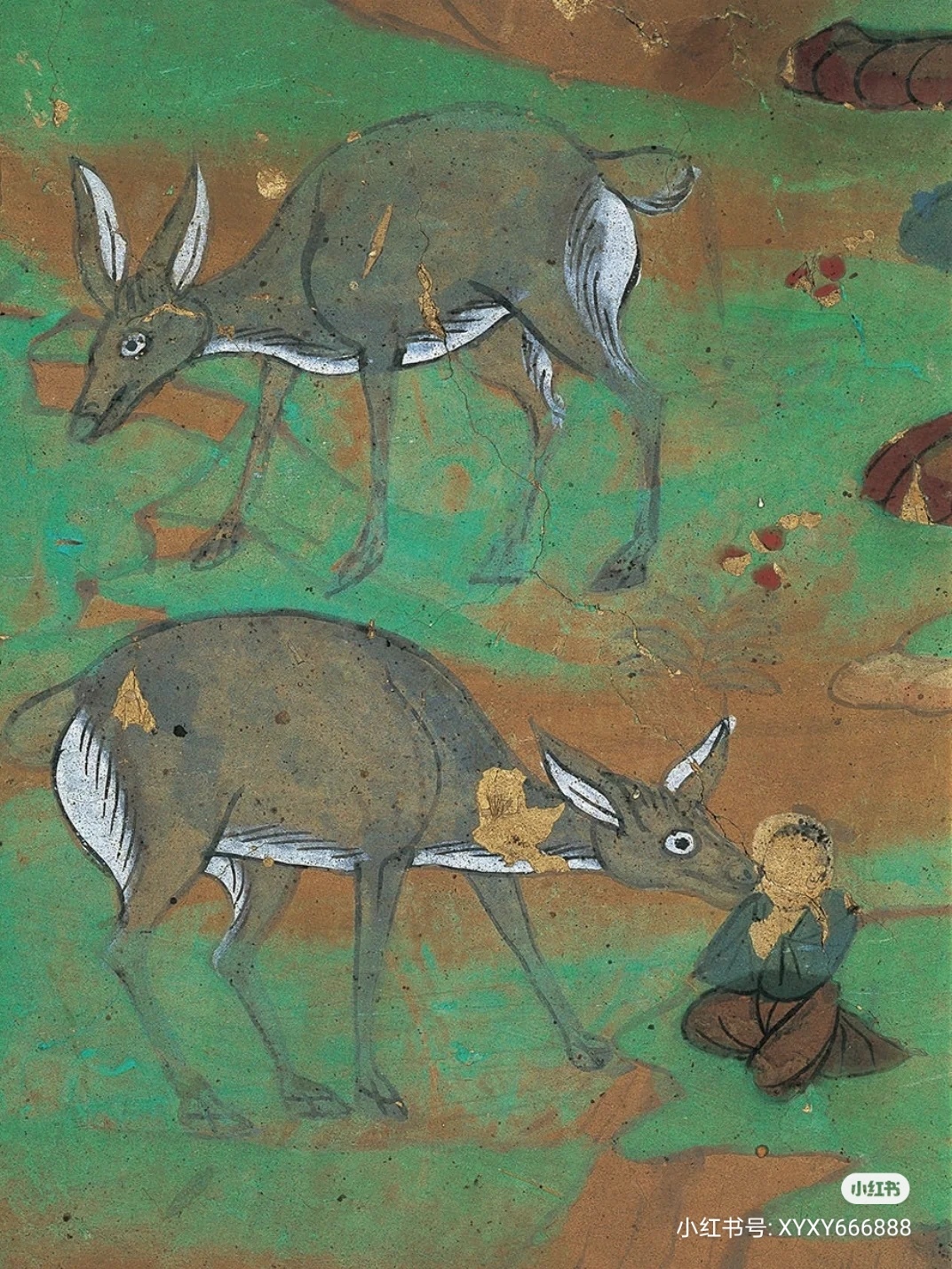 敦煌壁画中的动物形象图片