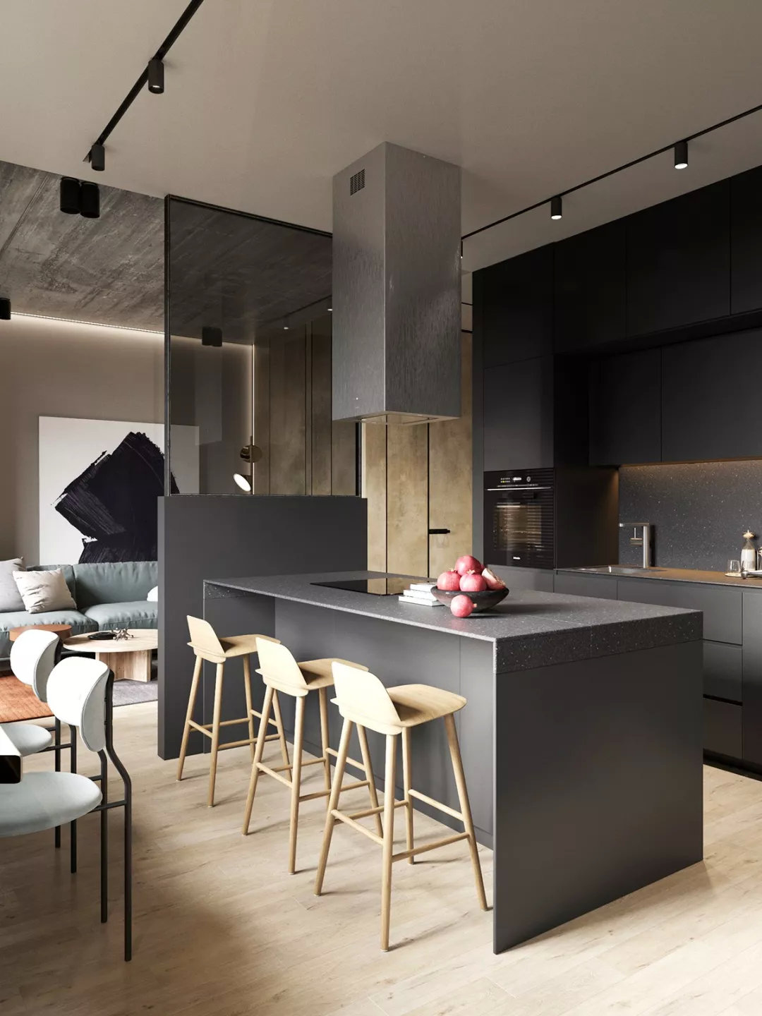 任谁看了都心动的中岛设计!注意这3种布局 5大要点,打造完美厨房!