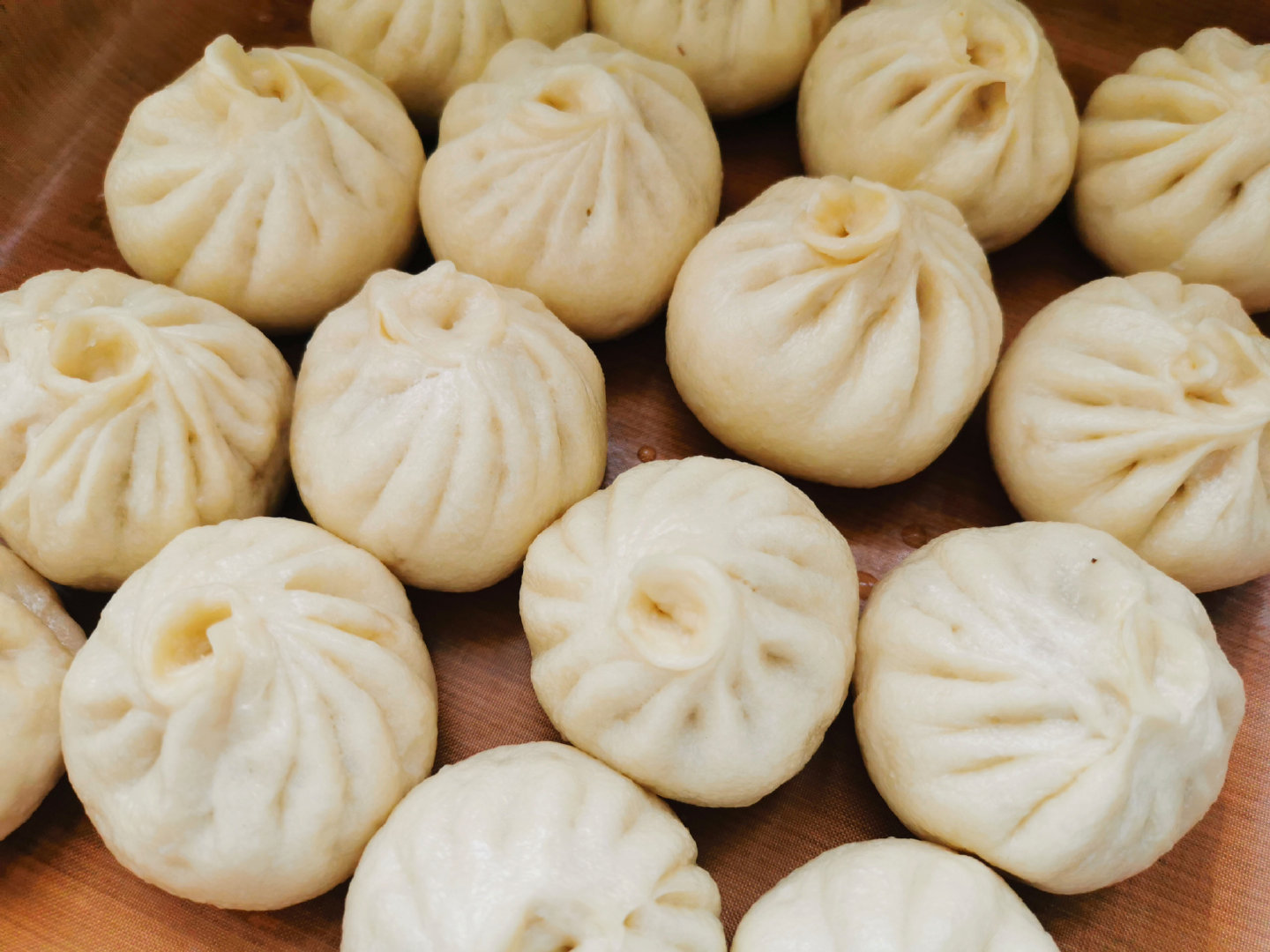 13块钱猪肉3块钱面粉做了28个小笼包一周的早餐有了