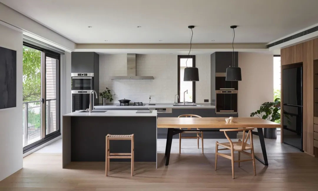 任谁看了都心动的中岛设计!注意这3种布局 5大要点,打造完美厨房!