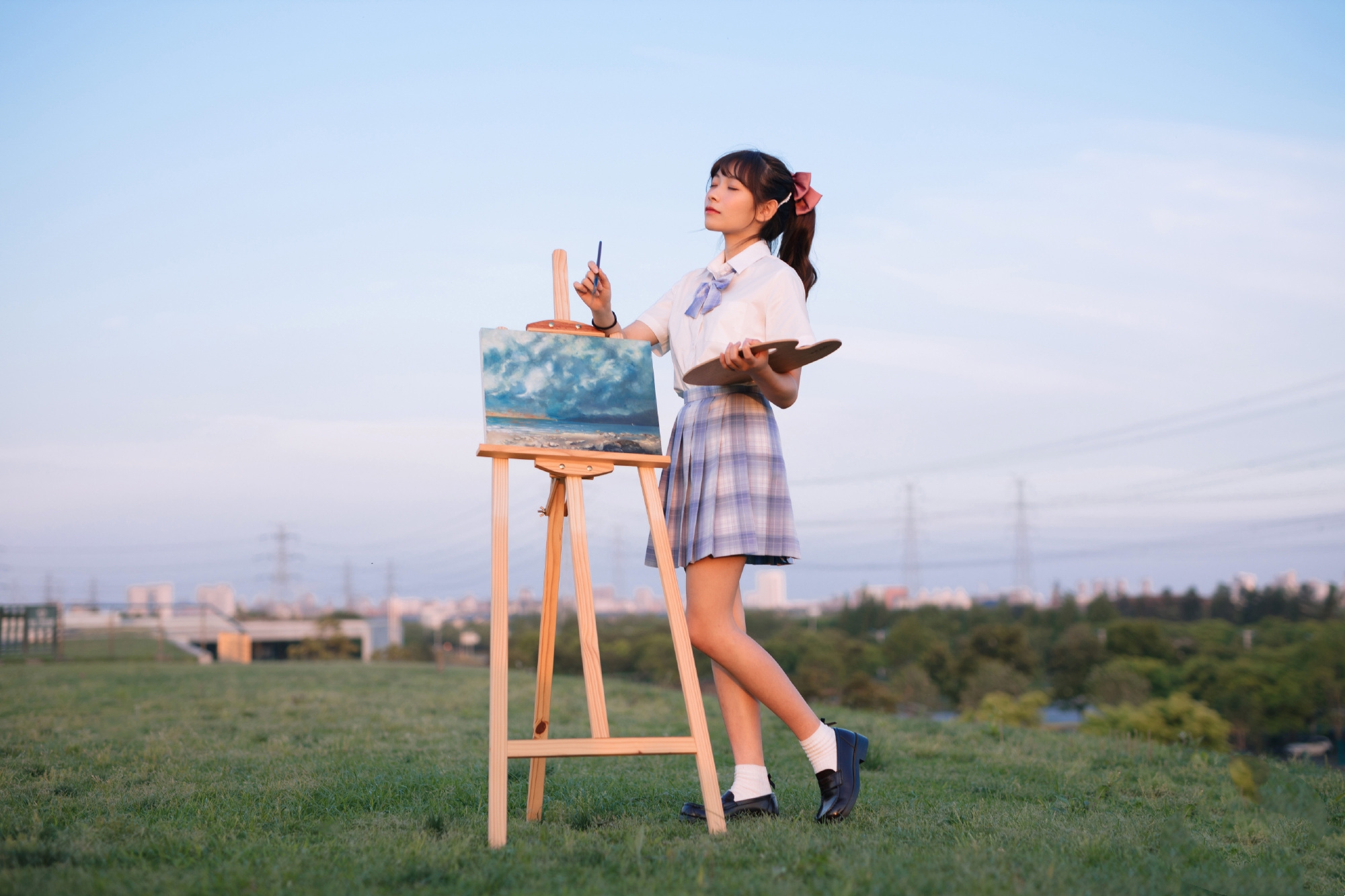 是心动呀,神仙妹妹穿jk,一起谈个初恋?