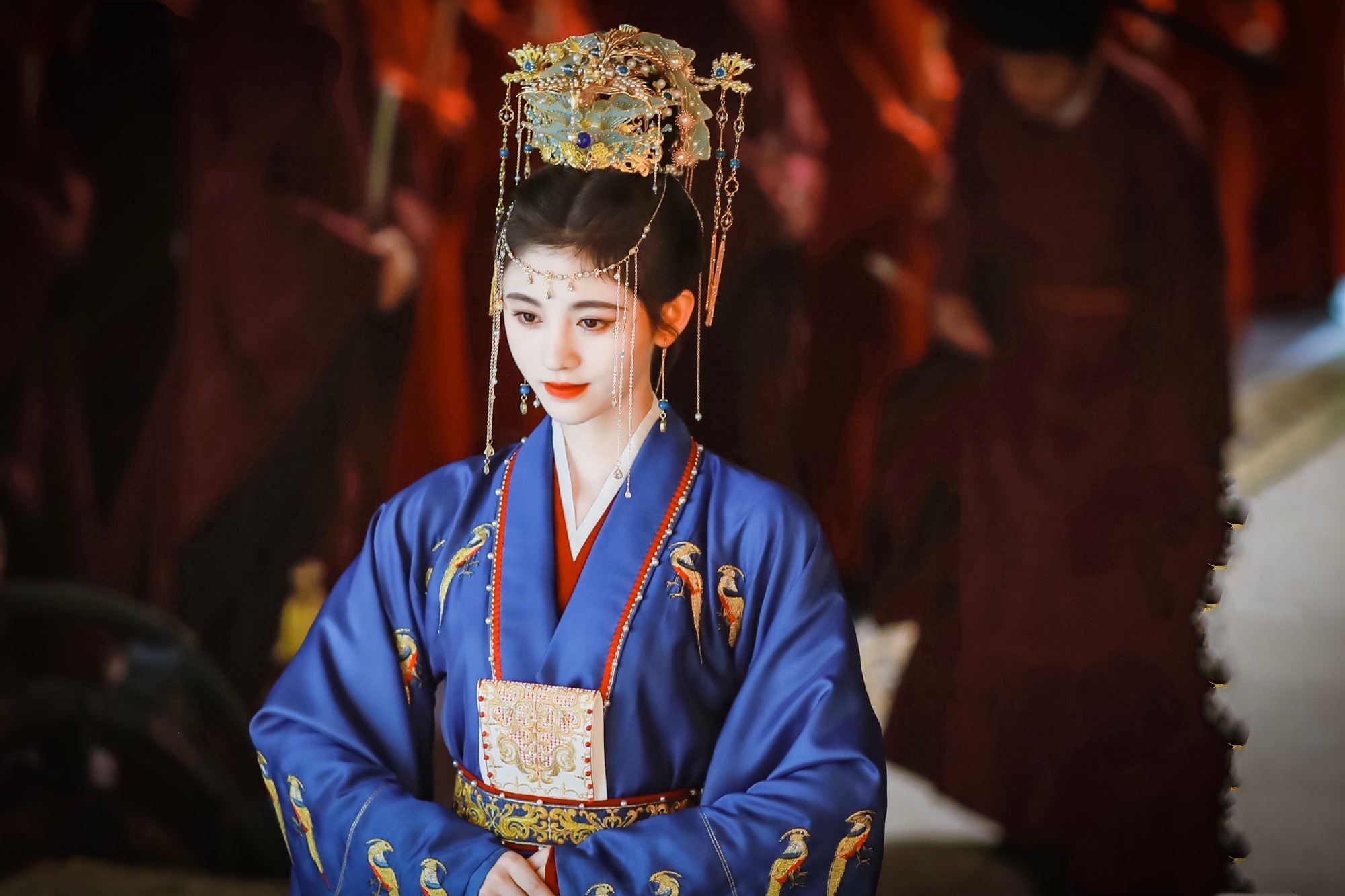鞠婧祎太飒了,是仙女本人吧