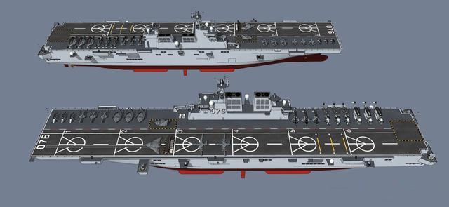 比075更先進電磁彈射加新型艦載機076型兩棲攻擊艦呼之欲出