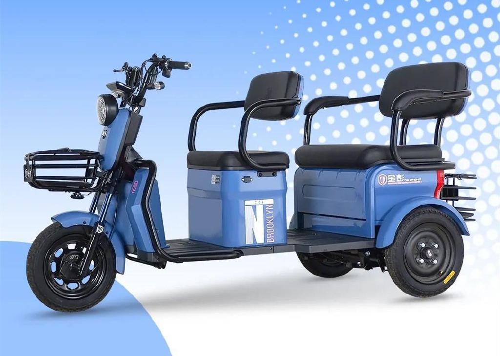 3款载人电动三轮车,操控便捷,可载3人以上,老年人也能骑行-新浪汽车