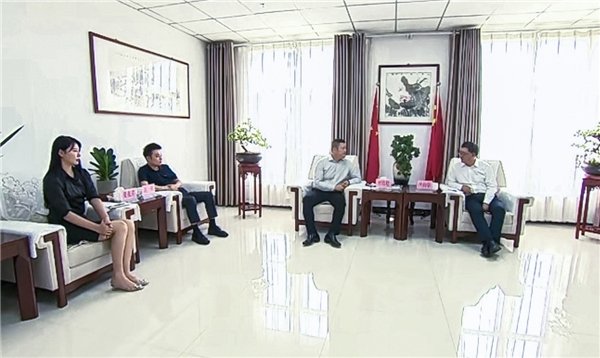 定西市委副书记市长汪尚学会见创智融信集团董事长刘伯稳一行