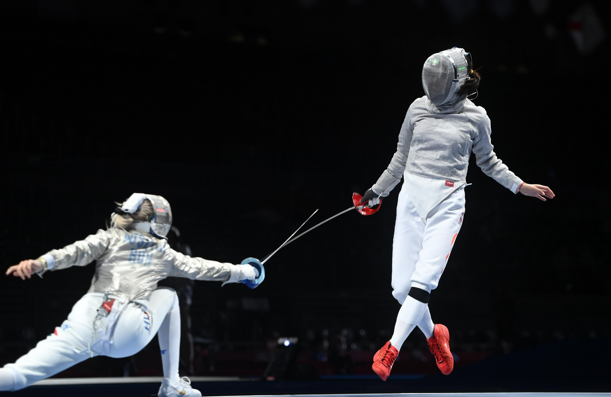 东京奥运会击剑女子佩剑个人钱佳睿晋级八强2
