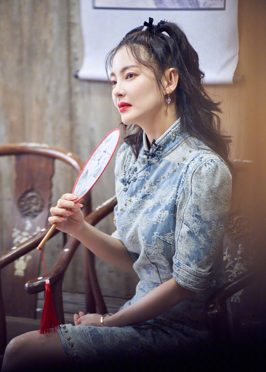 女明星旗袍大赏来了~张雨绮,杨幂 ,angelababy杨颖,迪丽热巴,赵