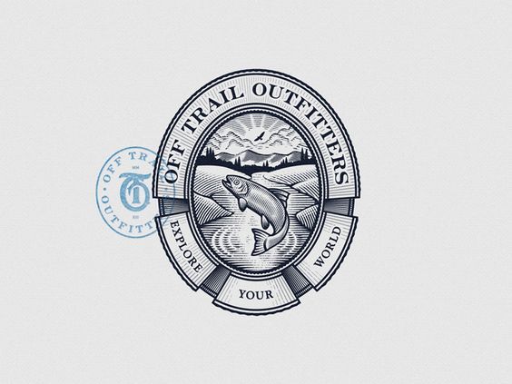 复古logo设计参考