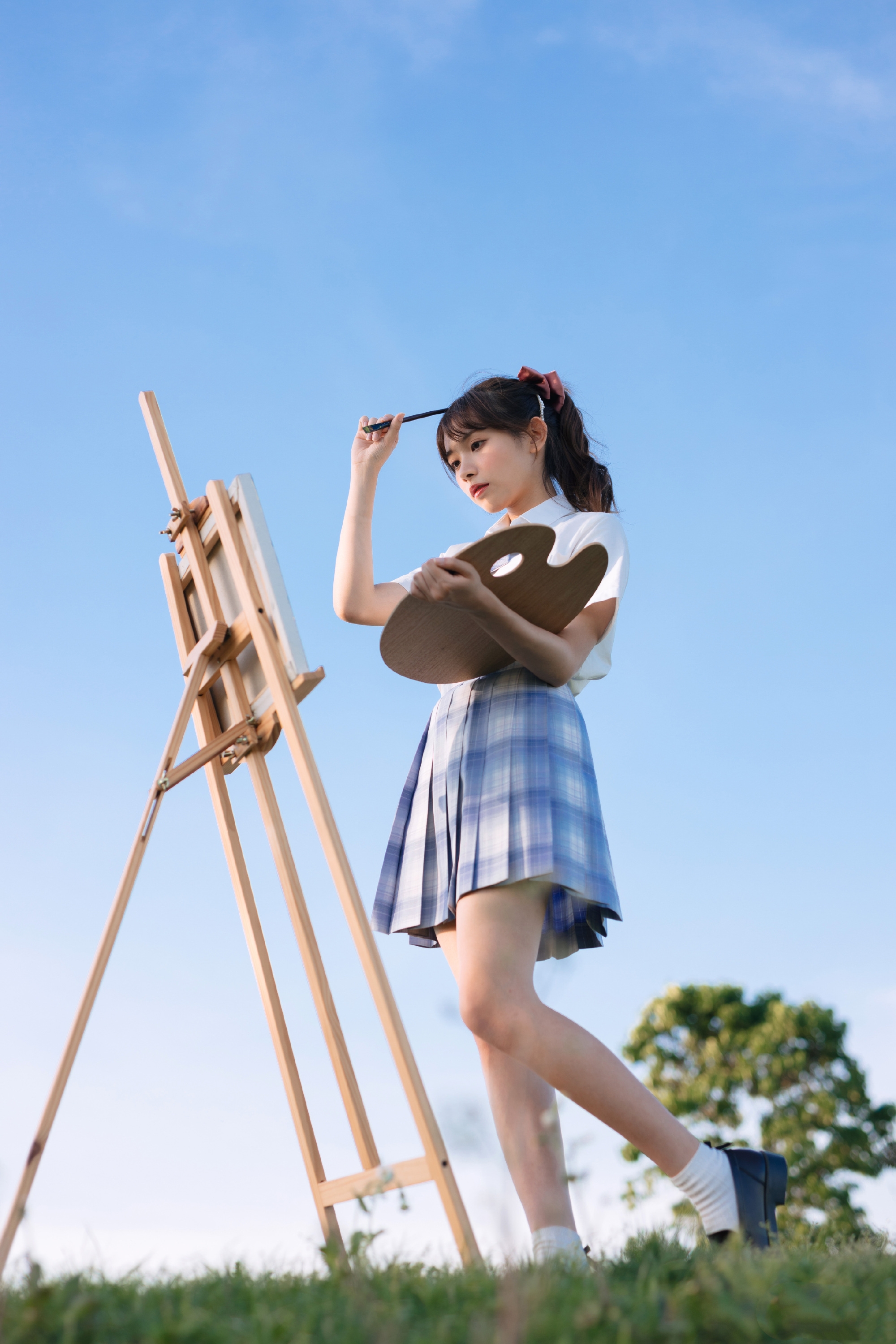 是心动呀,神仙妹妹穿jk,一起谈个初恋?