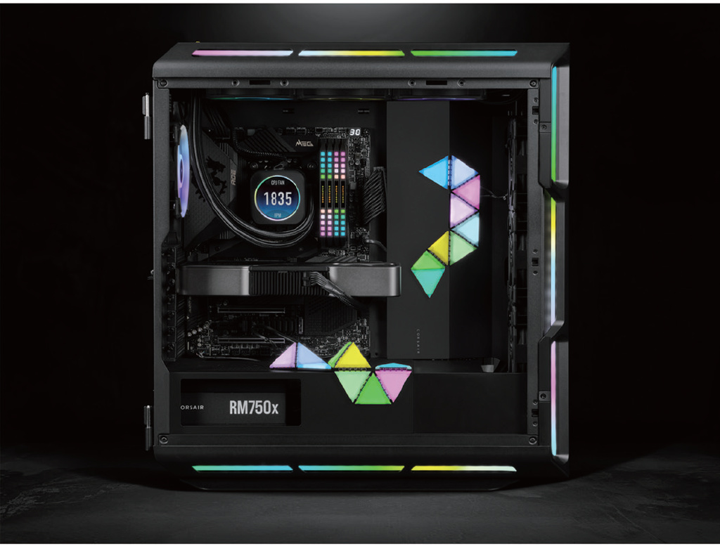 灯效玩出新花样美商海盗船icuelc100灯板套件