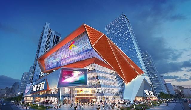 宝安大悦城商业综合体不愧为"明日之城",连设计都是开放的姿态