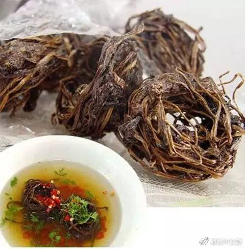 云南腾冲青龙过海汤是干腌菜,香菜