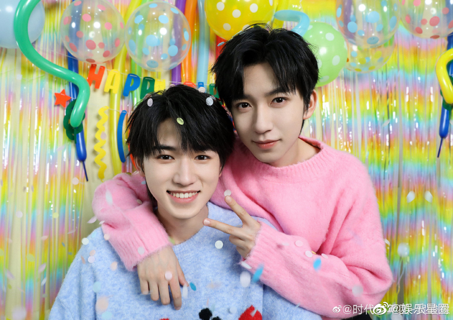 5555张真源和贺峻霖卡点为宋亚轩庆生一些哥哥弟弟们之间的友情