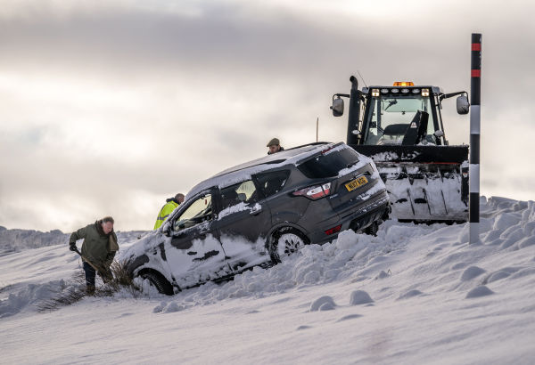 (外代一线)英国部分地区迎来降雪