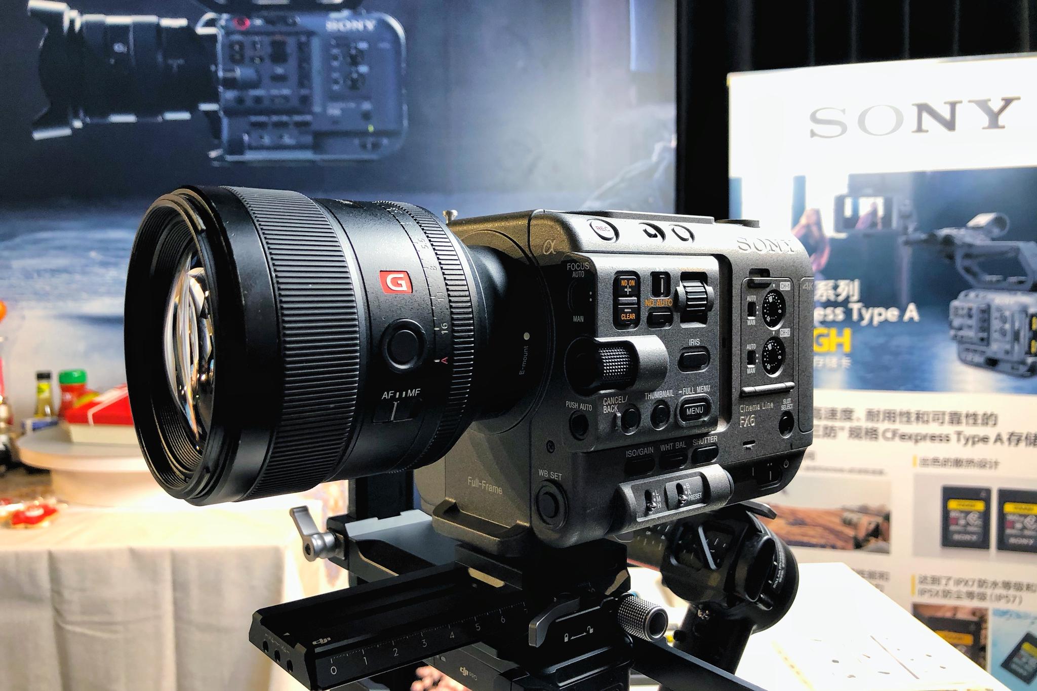 索尼fx6和全画幅e卡口fe c16-35mmt3.1 g电影头真机实拍来也