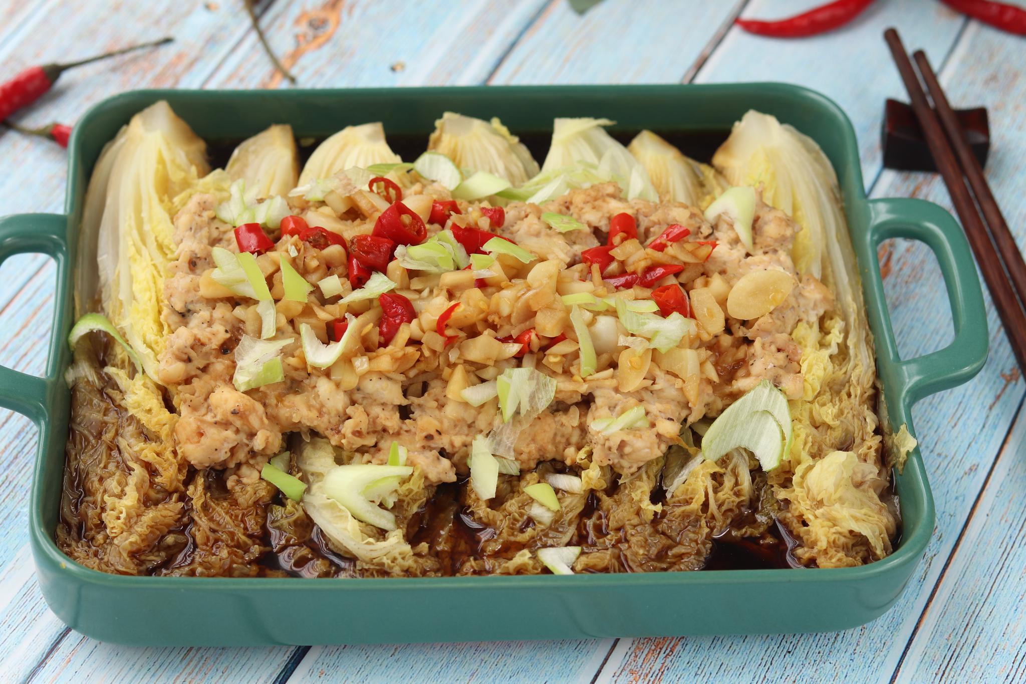 6元3颗,这菜你得蒸着吃,油少热量低,为家人肥胖把好关|娃娃菜|鸡胸肉