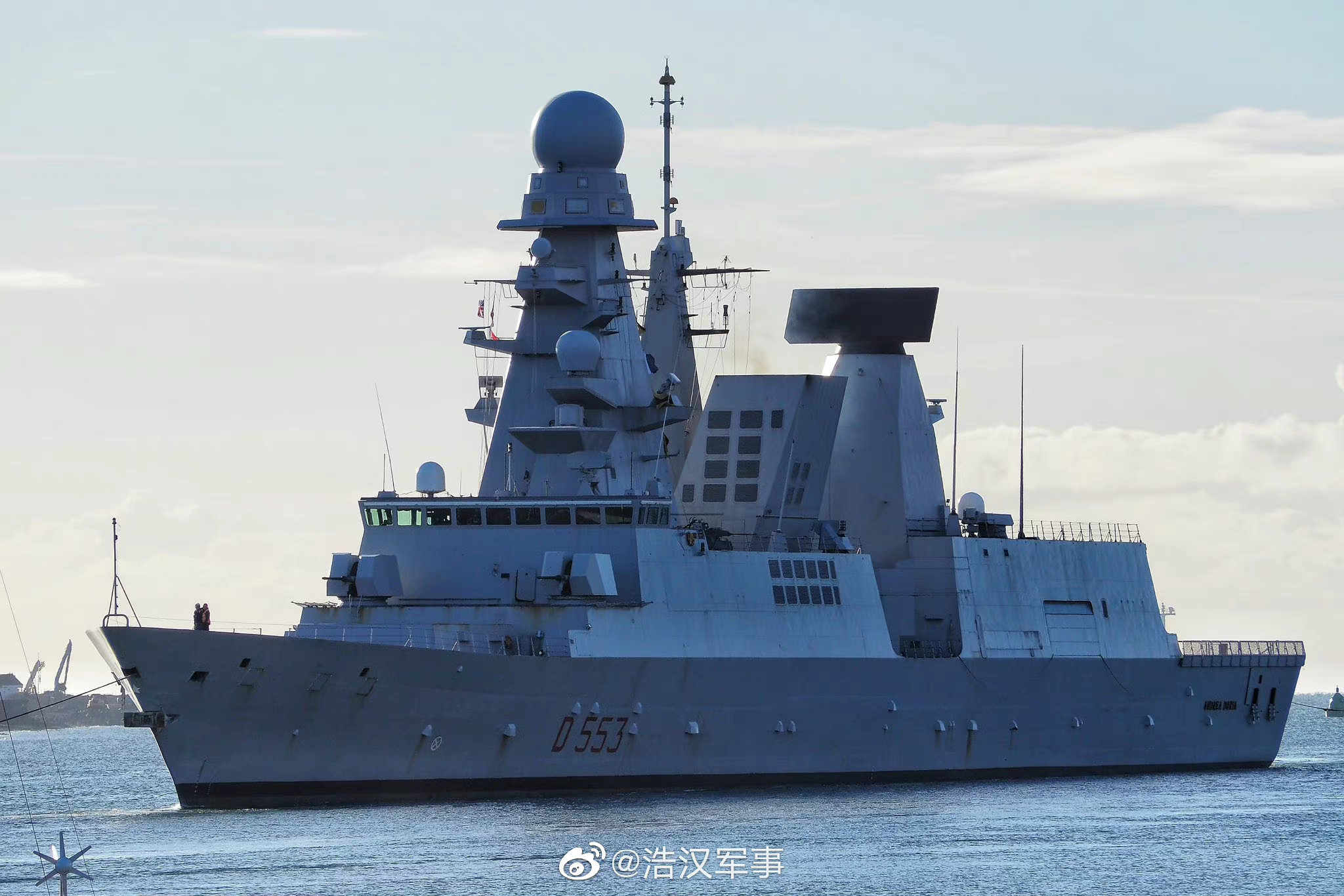 意大利海军地平线级防空驱逐舰itsandreadoria