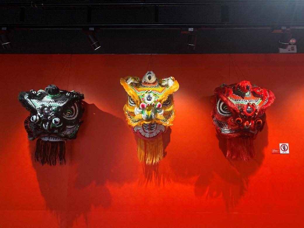 省文化馆“醒狮贺岁展”迎新春|醒狮|广东|狮头_新浪新闻