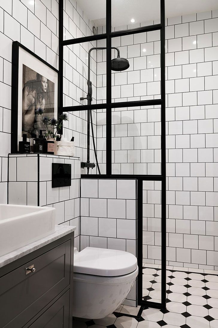黑白配男生女生配卫生间采用黑白色系不一定展现酷