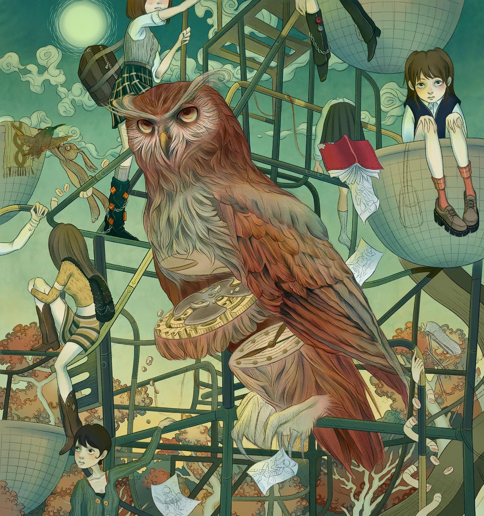 来自新锐插画师 @陈嫣冉chloe 绘画作品_高清图集_新浪网