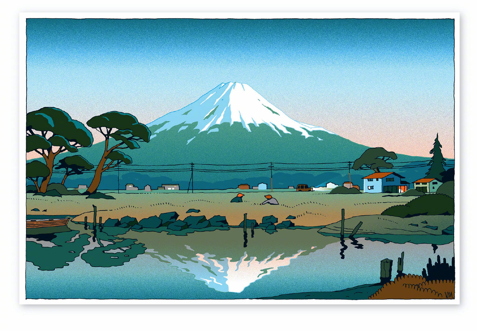 来自插画师vincentmahé的景观插画作品欣赏