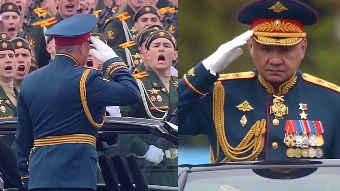 俄罗斯胜利日阅兵:士兵高喊"乌拉"响彻红场 画面震撼