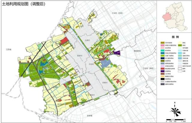 涉及3个乡村单元总面积2937平方公里外冈镇郊野单元村庄规划调整方案