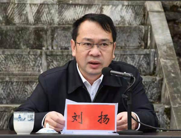 麻栗坡县委书记刘扬出席并讲话.刘光梅摄