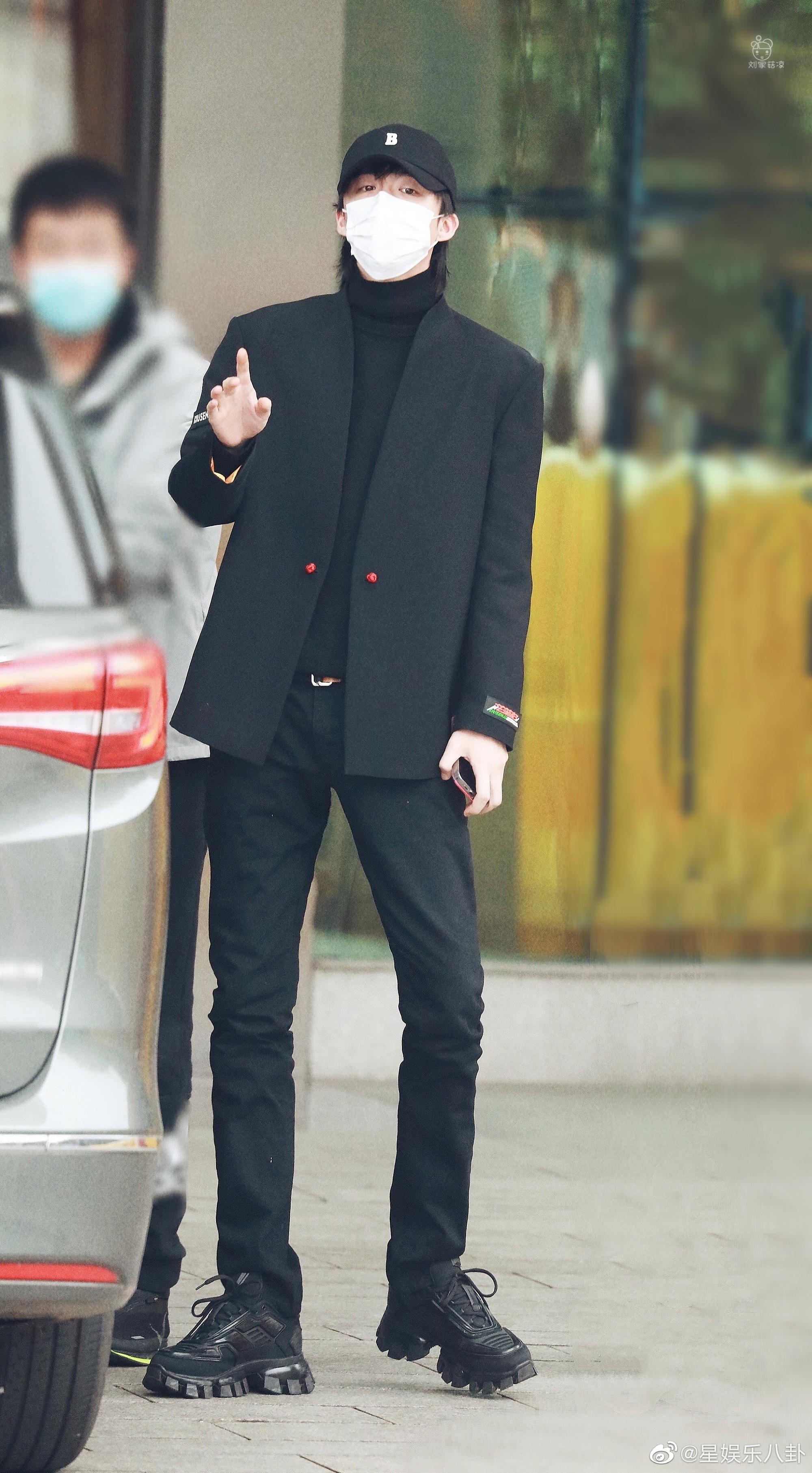 刘宇宁快乐大本营今日上班饭拍图