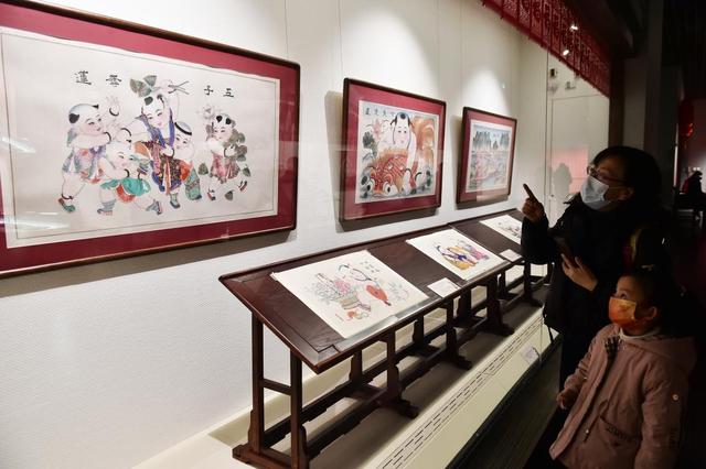 来山西博物院看杨柳青年画品浓浓年味