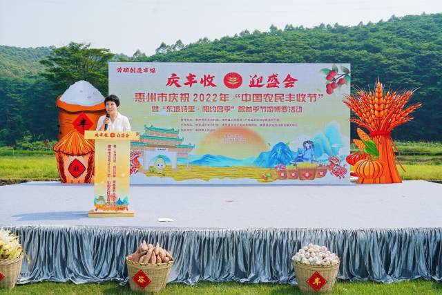 惠州市庆祝2022年“中国农民丰收节”，启动“跟着季节游博罗”活动休闲区蓝鸢梦想 - Www.slyday.coM
