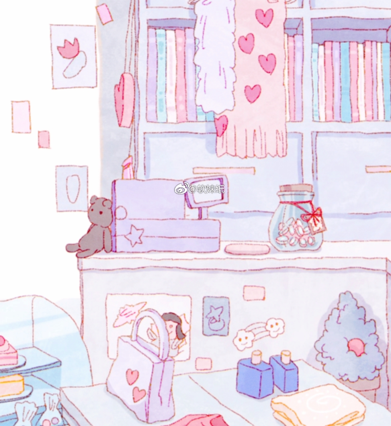 整理一些少女心爆棚的动漫背景图《urahara》《魔卡少女樱 透