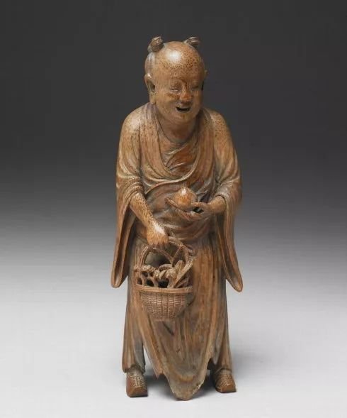 台北故宫博物院藏清代竹雕八仙 1、蓝采和 2、张果老 3、汉钟离……