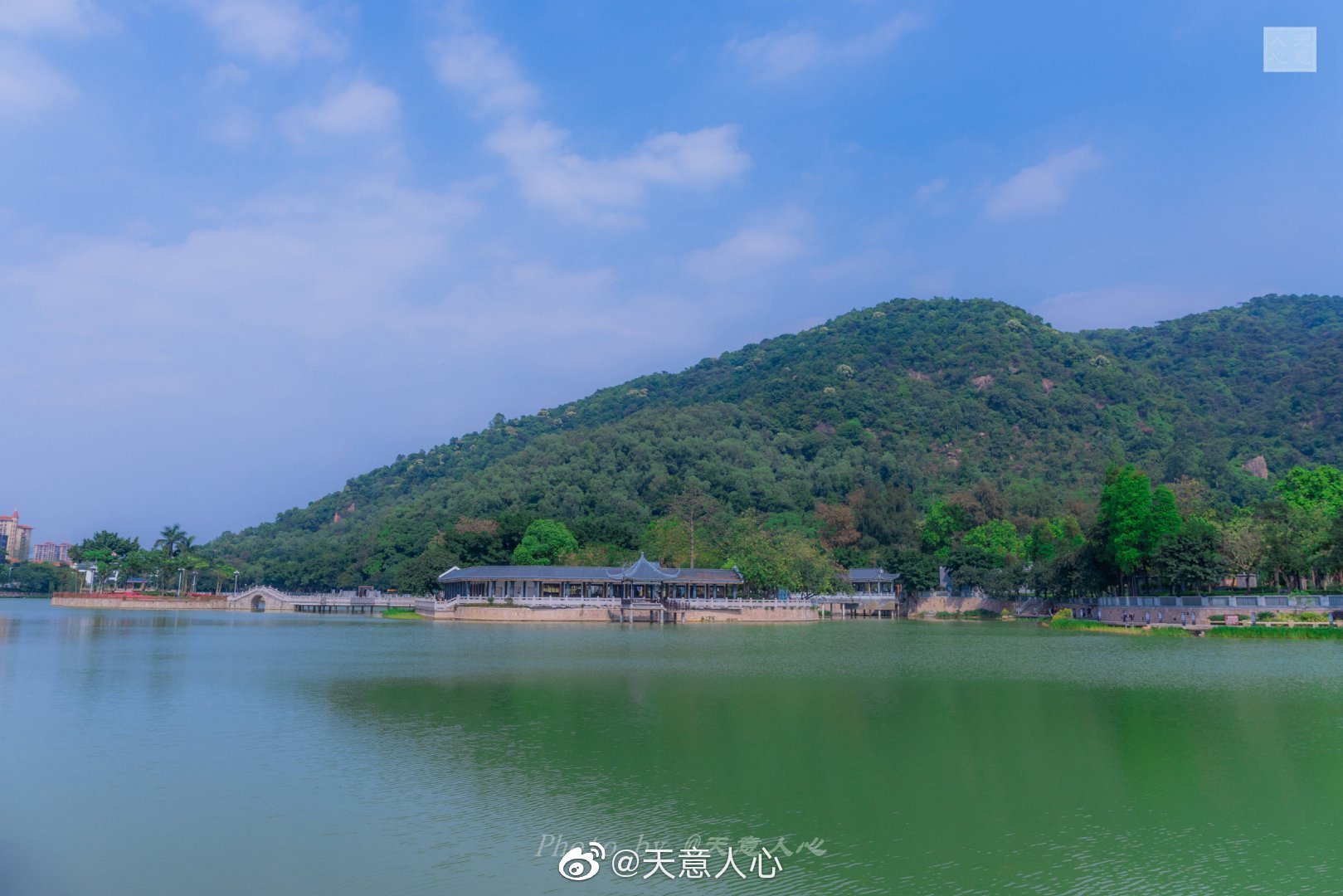 听音湖位于佛山市南海区西樵镇中部