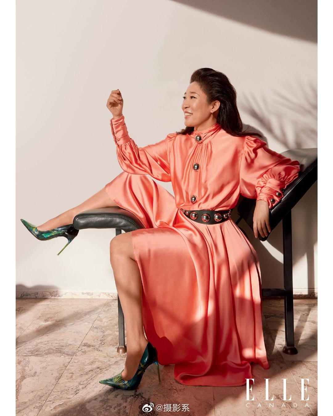 加拿大版elle最新一期封面人物:sandra oh