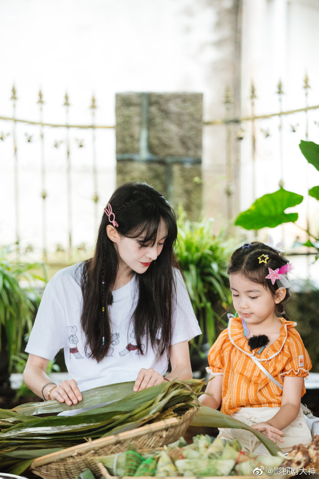郑爽许佳琪谢可寅的包粽子比赛,在《奇妙小森林》紧张开启_高清图集_