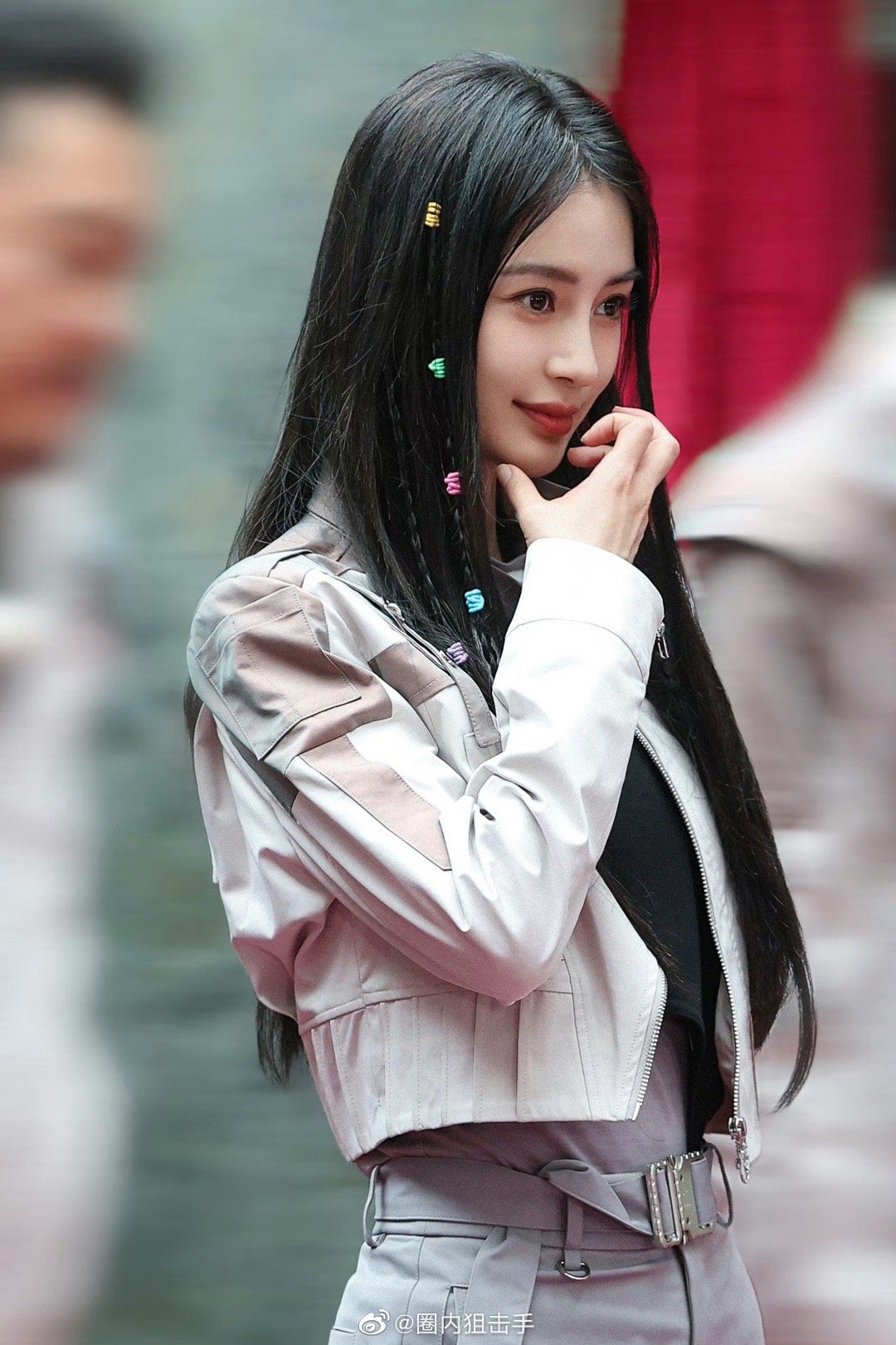 angelababy两宫格自拍来了呀,是新鲜的baby呀……|自拍|美女|状态