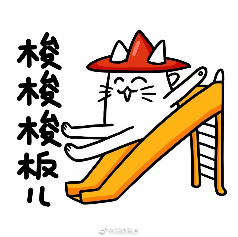 一组萌萌哒的重庆话叠词表情包送给大家.