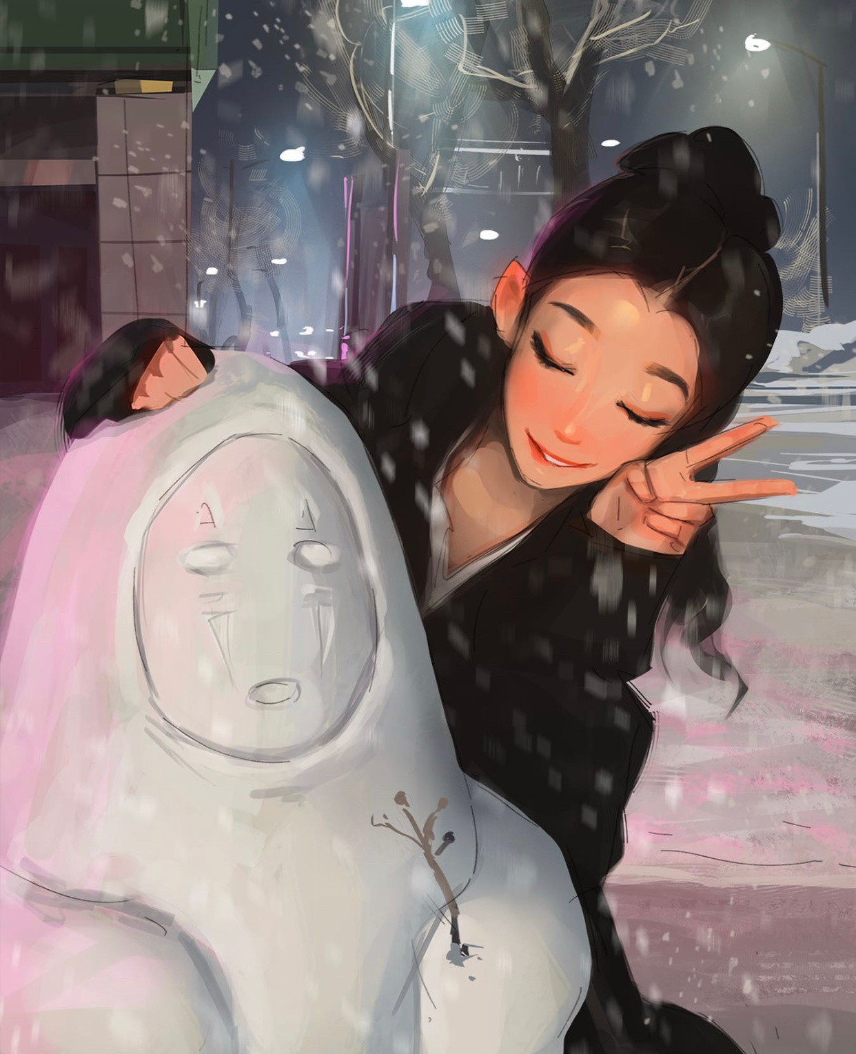 加拿大多伦多插画师 sam yang 笔下的小姐姐,画面充满阳光~__财经头条