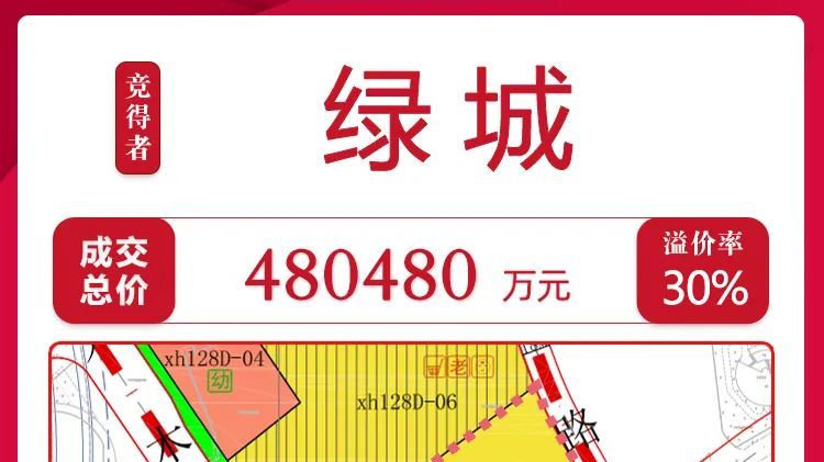 板价13.1万每平！时隔2911天全国单价地王易主！绿城摇中徐汇滨江宅地|地块|徐汇区|上海市|斜土街道|住宅用地_新浪新闻