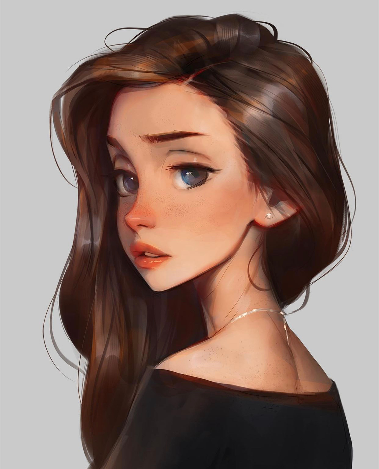 加拿大多伦多插画师 sam yang 笔下的小姐姐,舒服的光