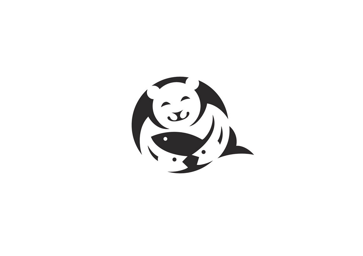 精简力道动物剪影LOGO设计 作者：Martigny Matthieu