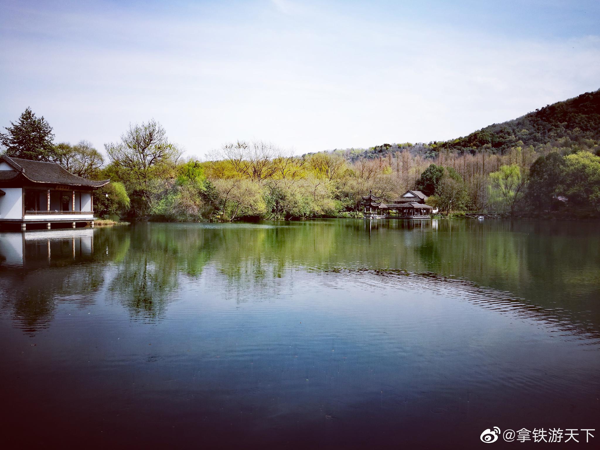来杭州西湖浴鹄湾游览可从三台山路进入