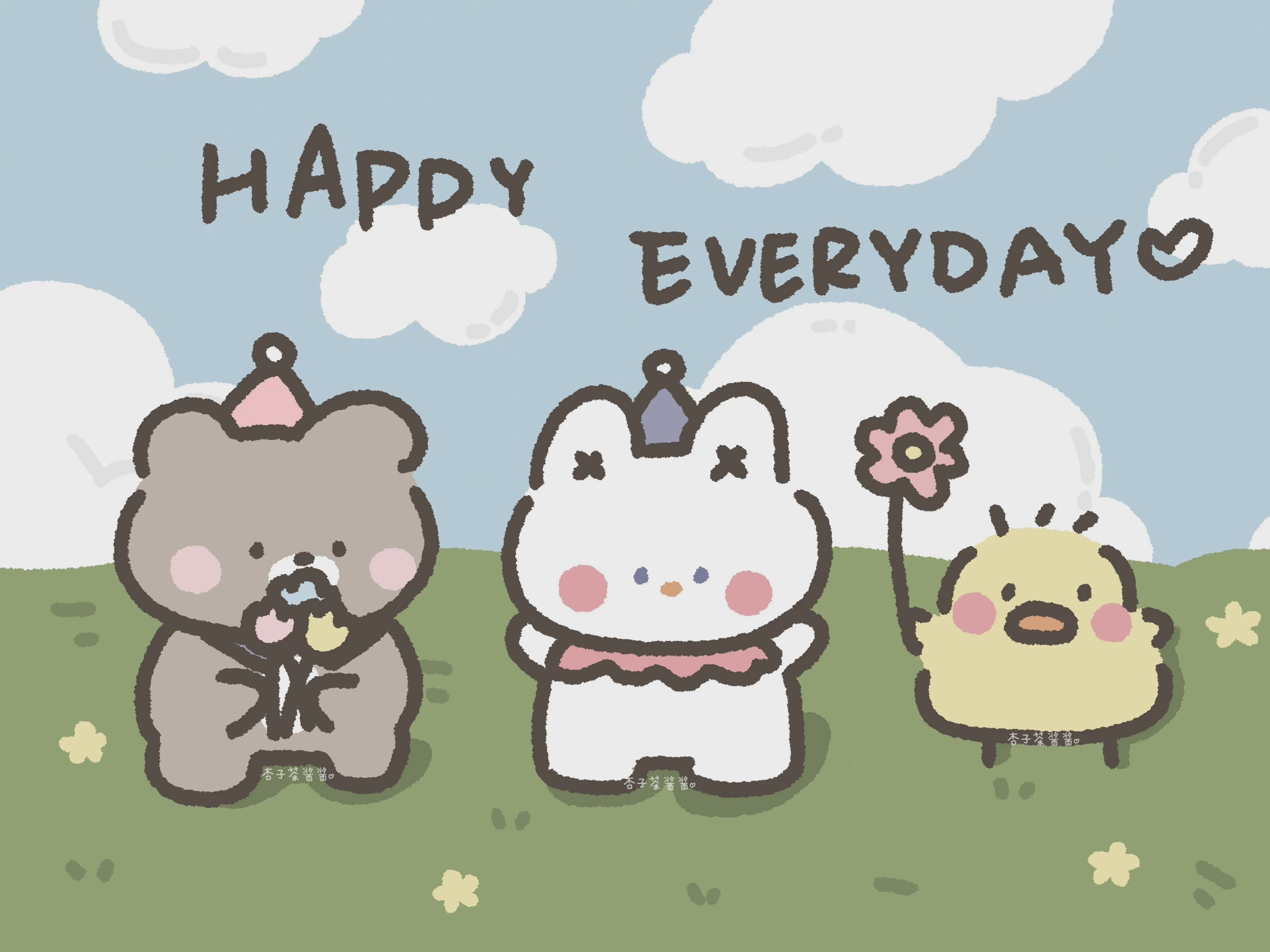 电脑ipad壁纸太可爱了