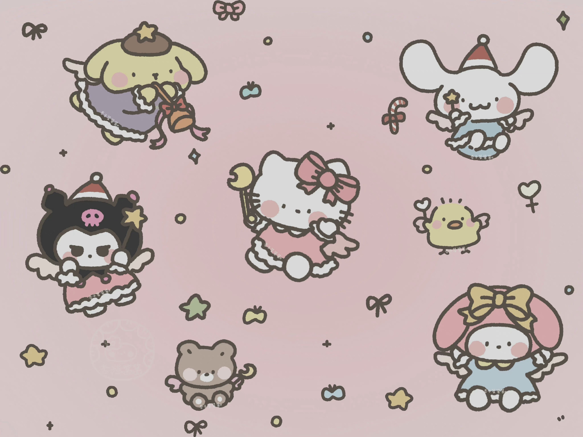 电脑ipad壁纸太可爱了