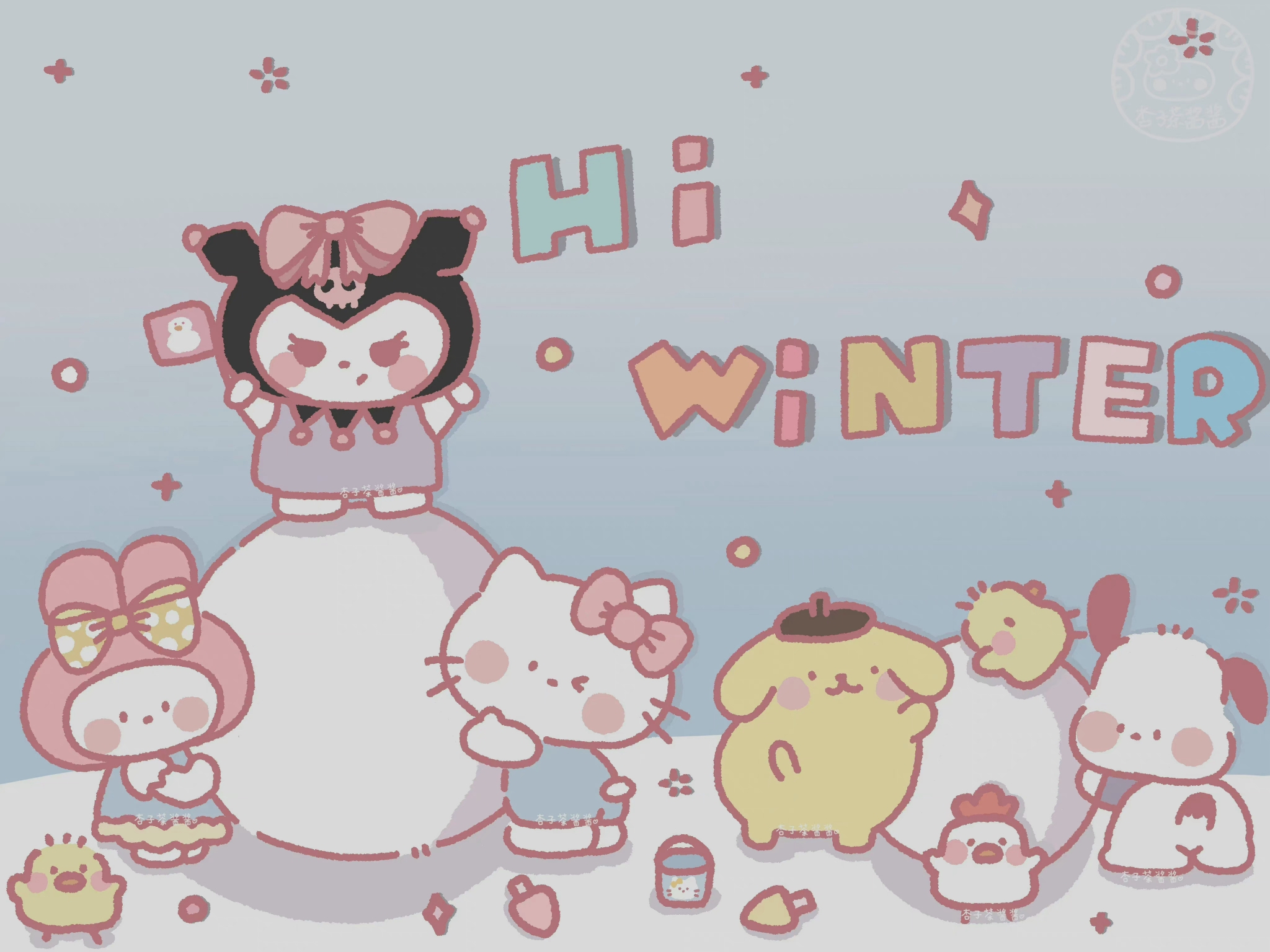 电脑ipad壁纸太可爱了