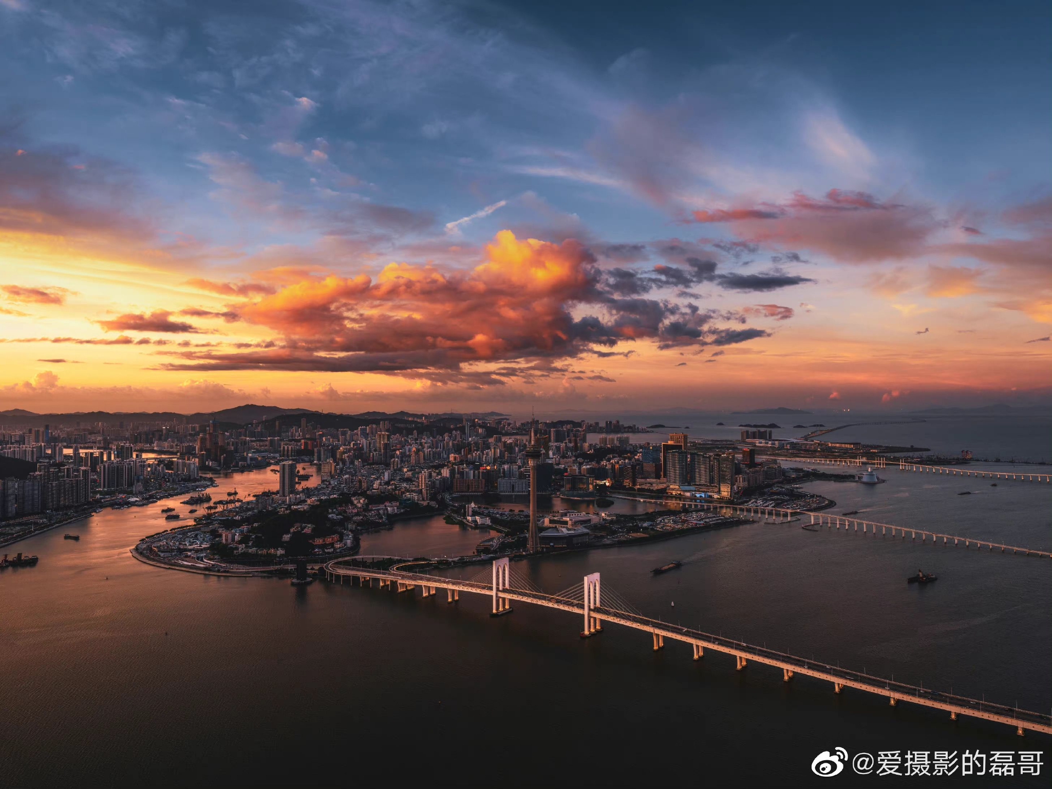 大湾区的日出和日落 机身富士100s,镜头gf20-35mm f4__财经头条